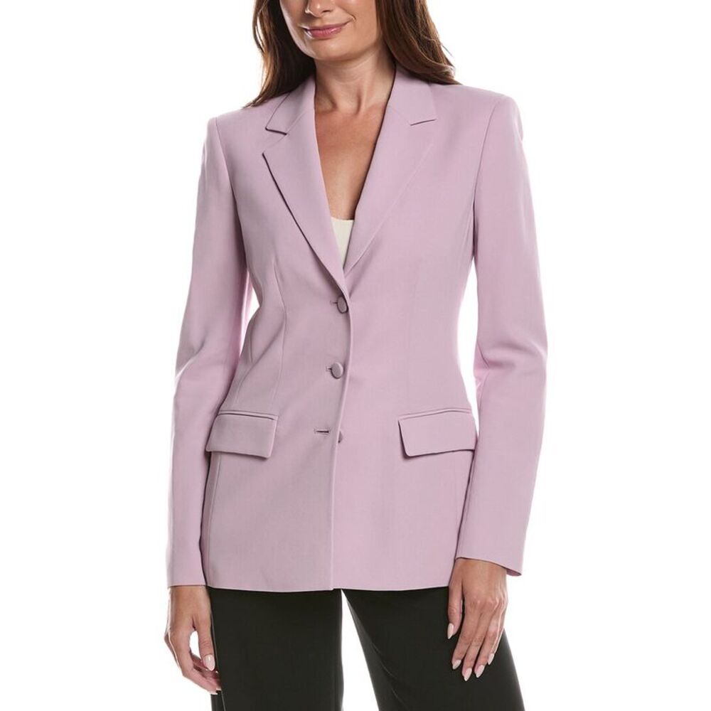 Lafayette 148 New York Womens  Single Breasted Three-Button Jacket
